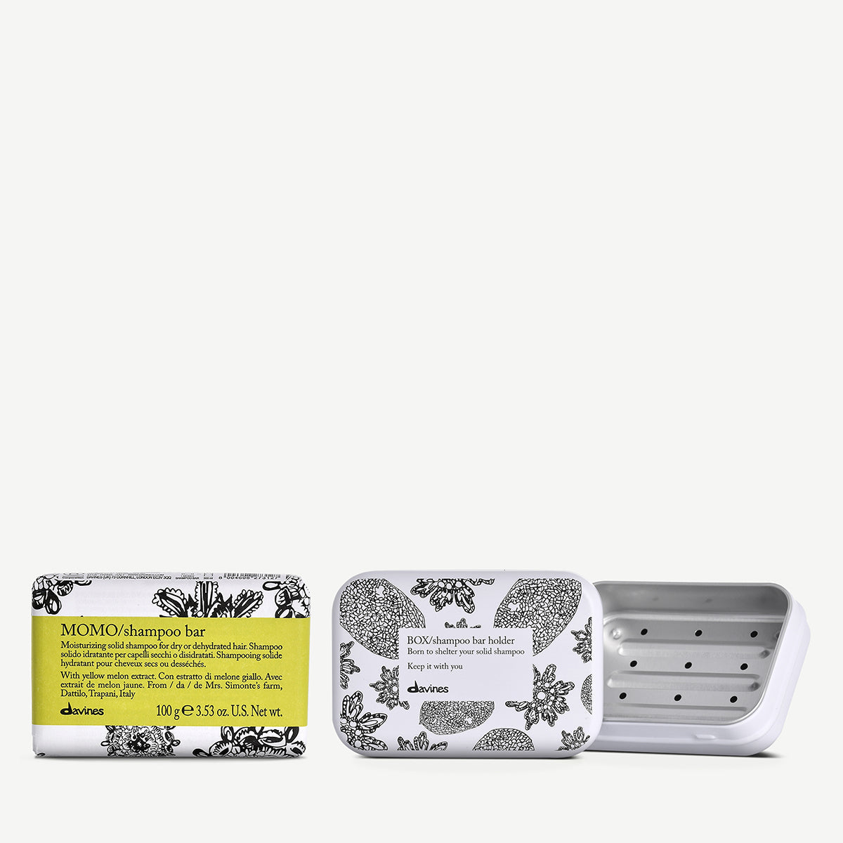 MOMO Shampoo Bar and Case 1 kit